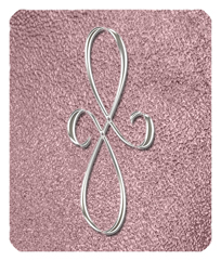 DF35-601-SL-SH-OR Silver Scroll Shimmer Orchid